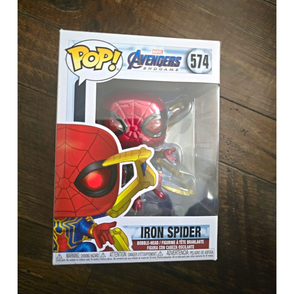Funko Pop! Marvel Avengers: Endgame Iron Spider Bobble-Head Vinyl #574